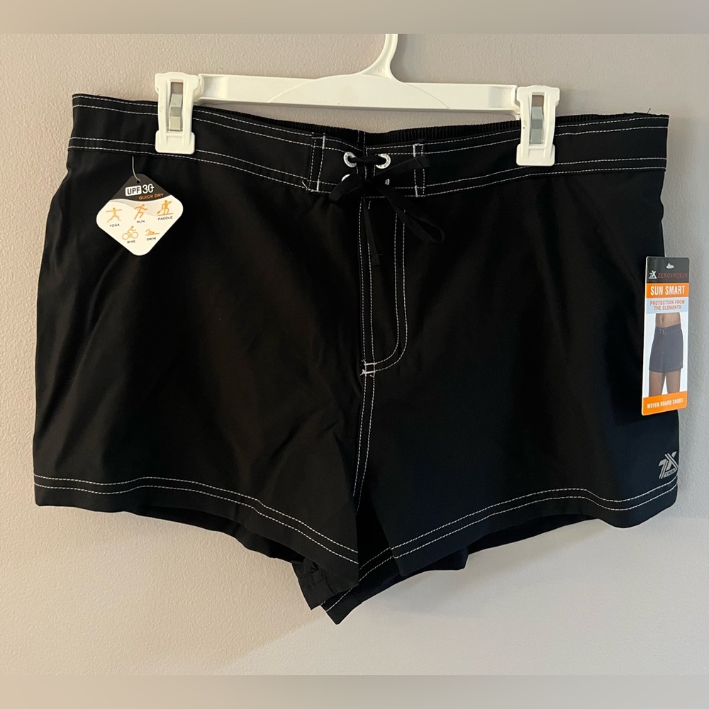 ZeroXposur Black Swim Trunks